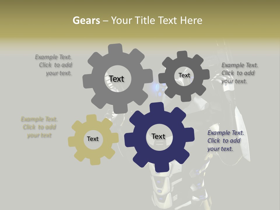 Super Army Drone PowerPoint Template