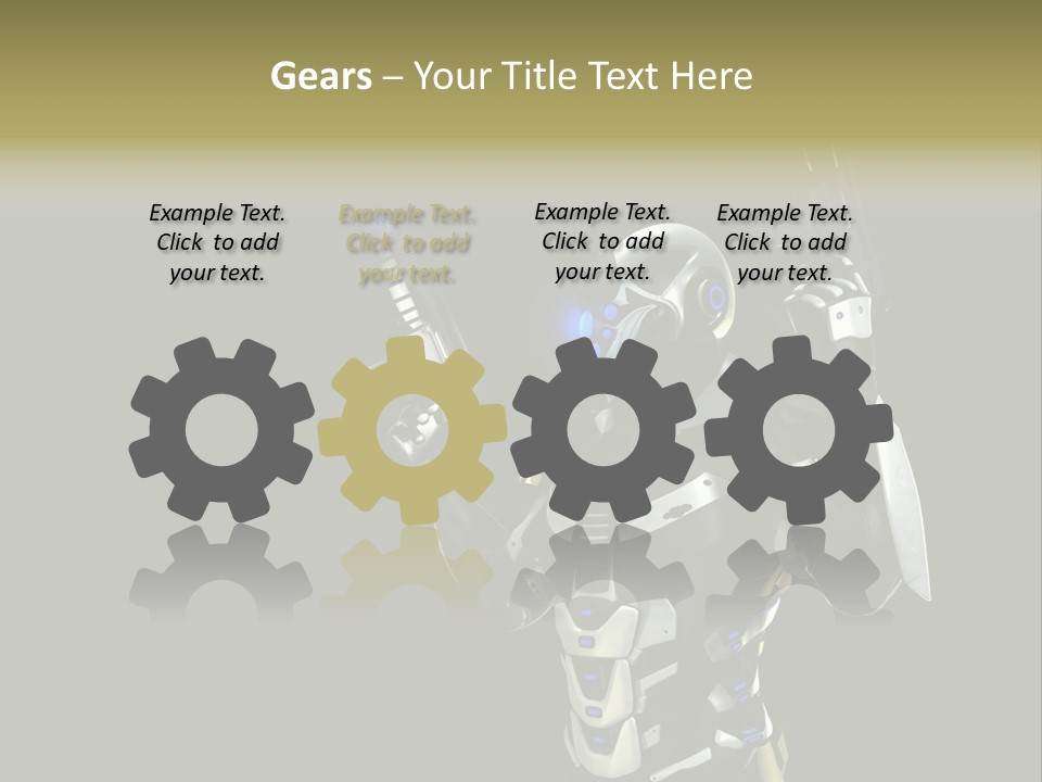 Super Army Drone PowerPoint Template