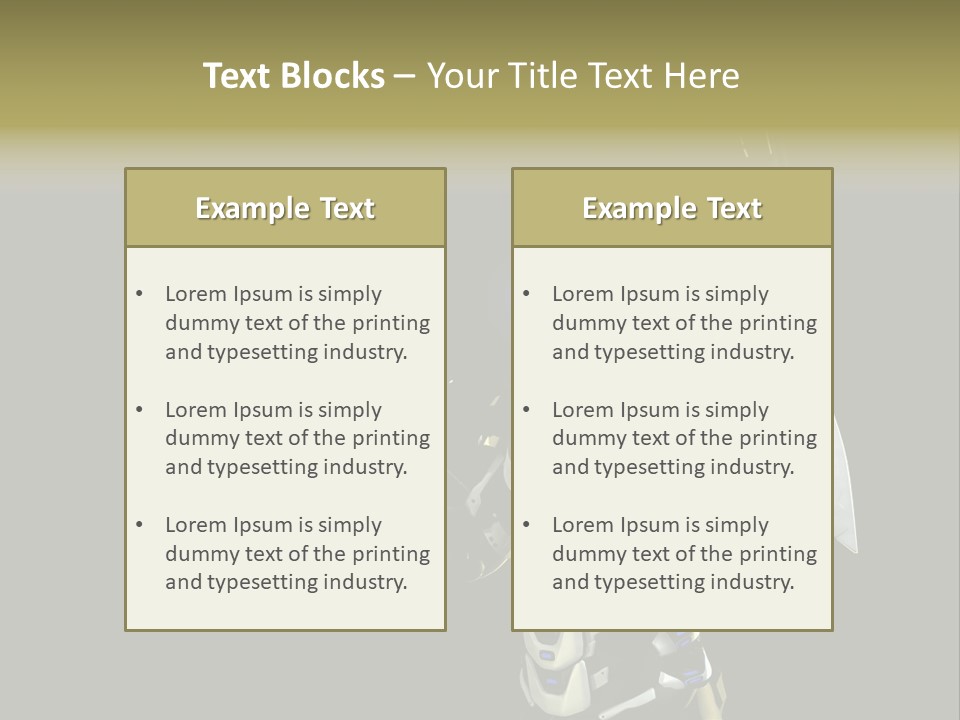 Super Army Drone PowerPoint Template