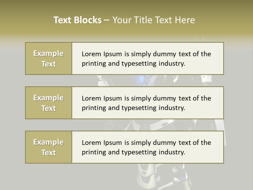Super Army Drone PowerPoint Template