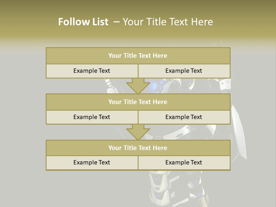 Super Army Drone PowerPoint Template