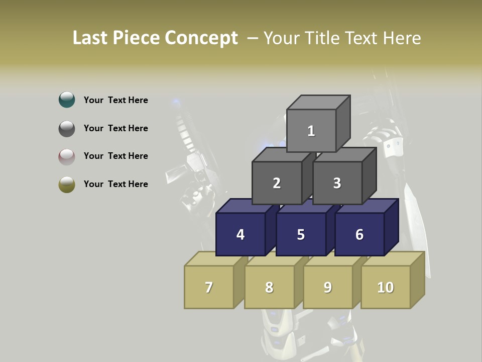 Super Army Drone PowerPoint Template