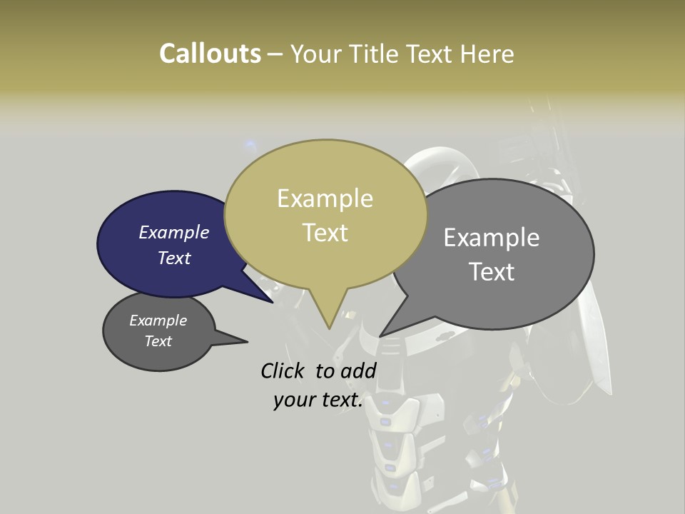 Super Army Drone PowerPoint Template