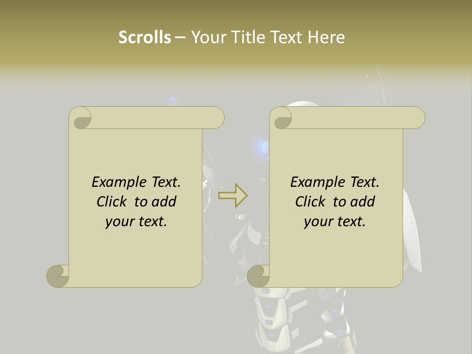 Super Army Drone PowerPoint Template