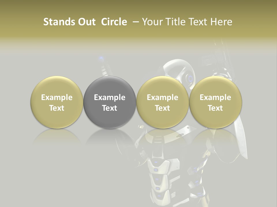 Super Army Drone PowerPoint Template