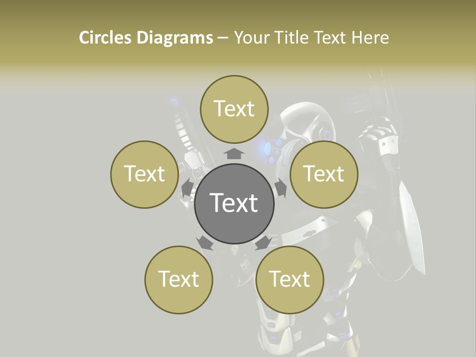 Super Army Drone PowerPoint Template