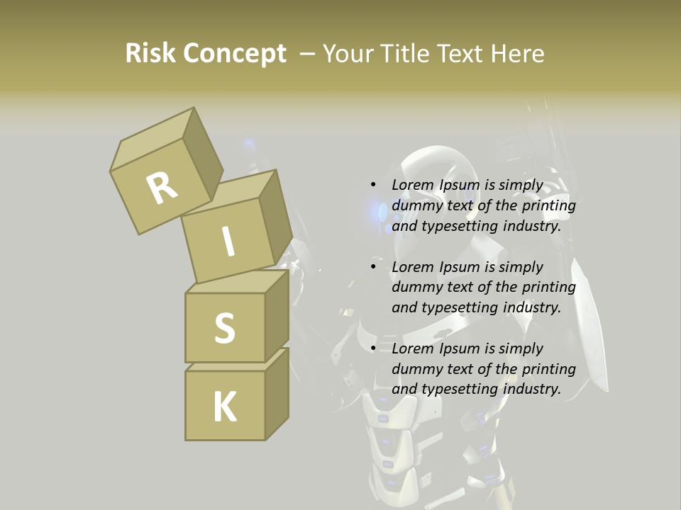 Super Army Drone PowerPoint Template