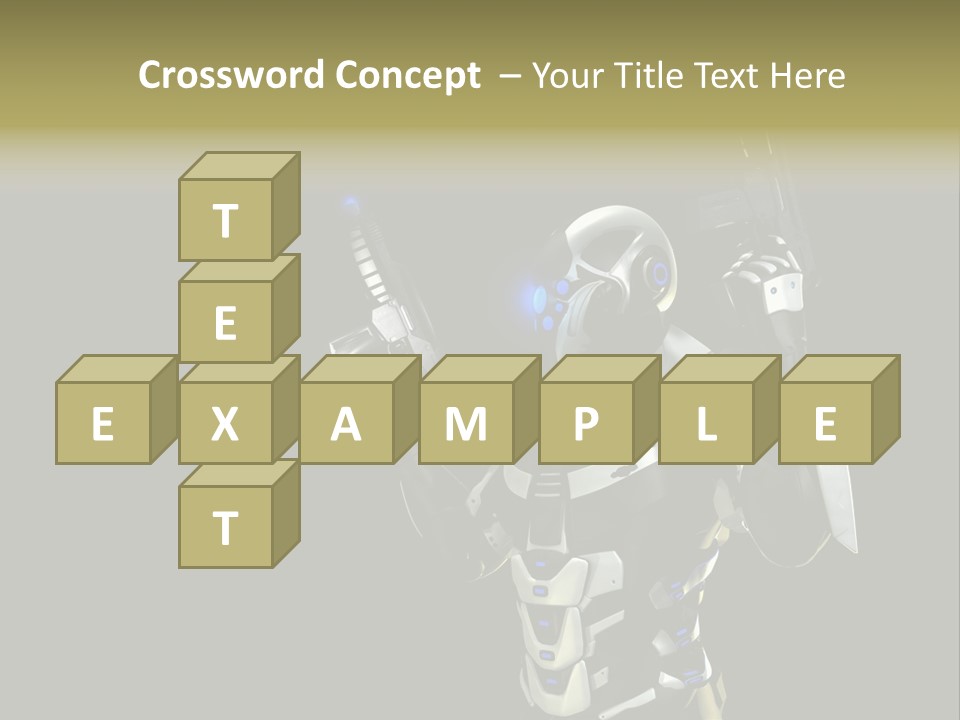 Super Army Drone PowerPoint Template