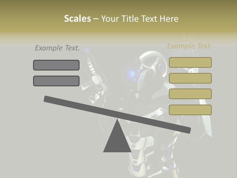 Super Army Drone PowerPoint Template