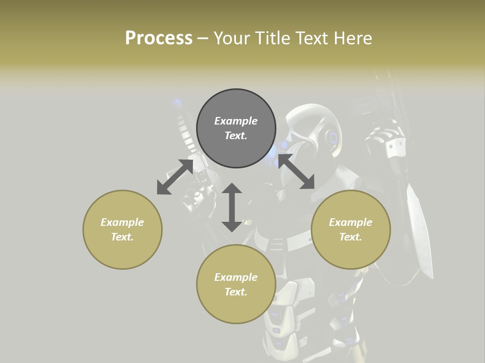 Super Army Drone PowerPoint Template