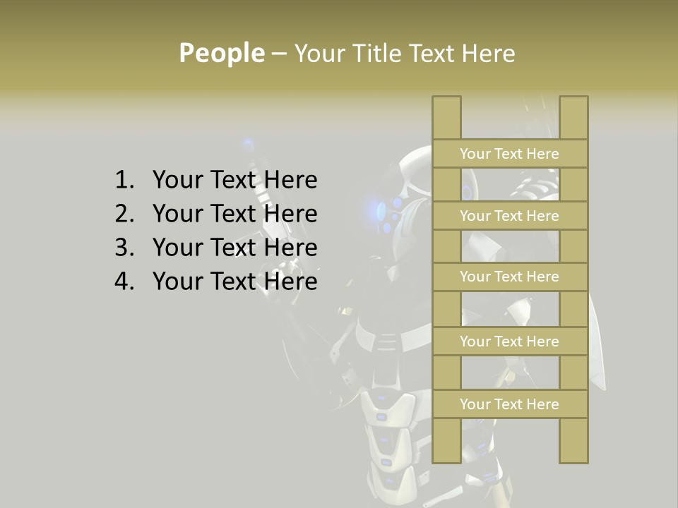 Super Army Drone PowerPoint Template