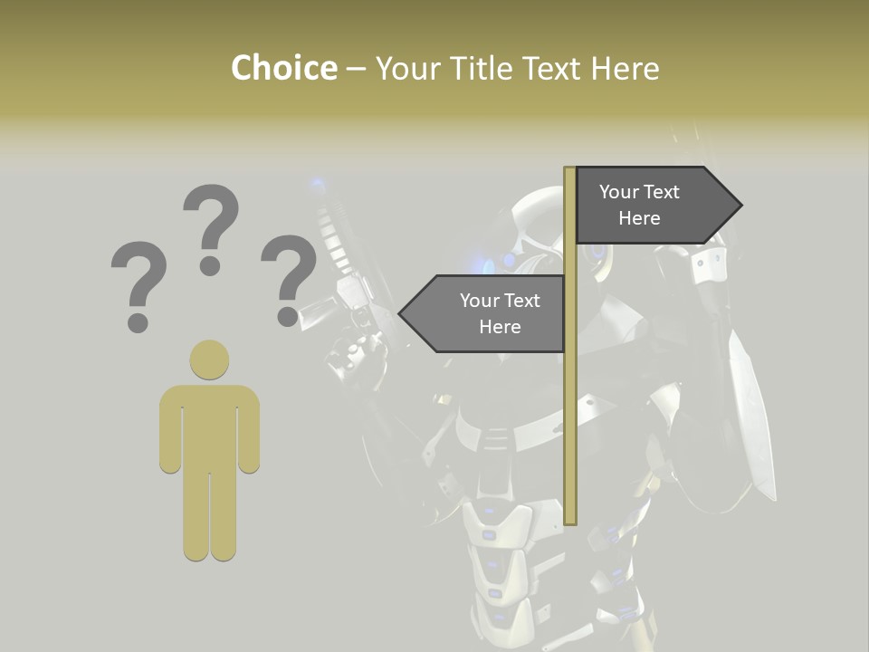 Super Army Drone PowerPoint Template