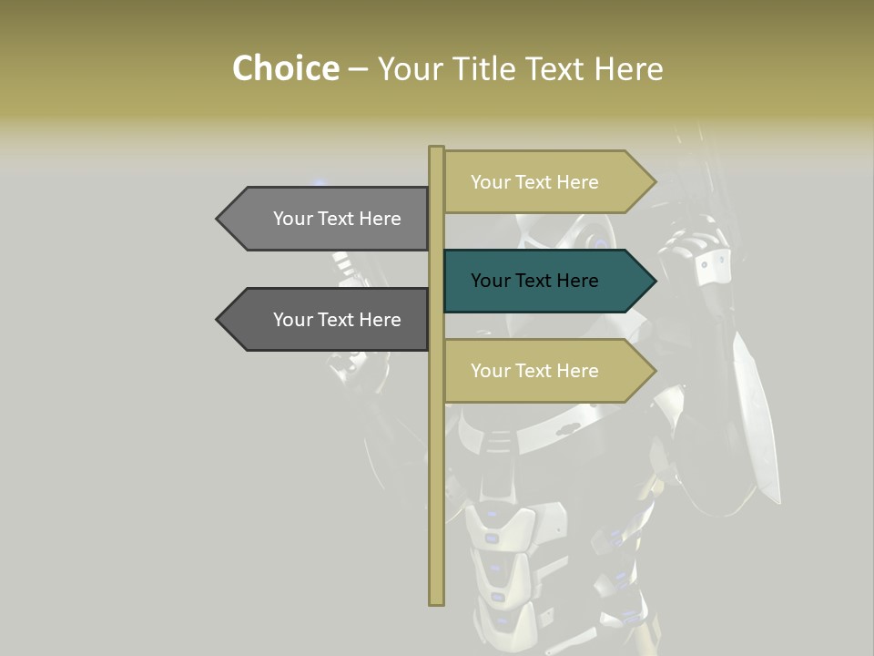 Super Army Drone PowerPoint Template