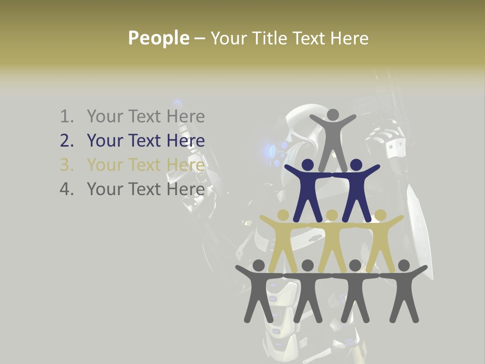 Super Army Drone PowerPoint Template