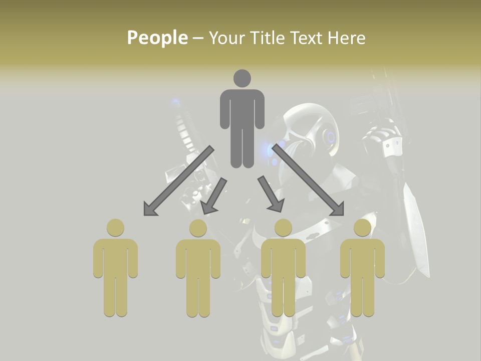 Super Army Drone PowerPoint Template