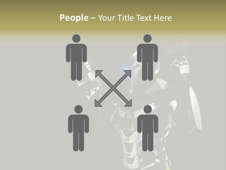 Super Army Drone PowerPoint Template