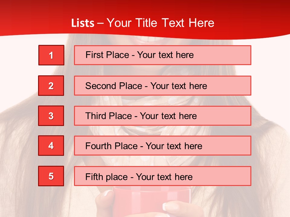 Winter Coffee Tea PowerPoint Template
