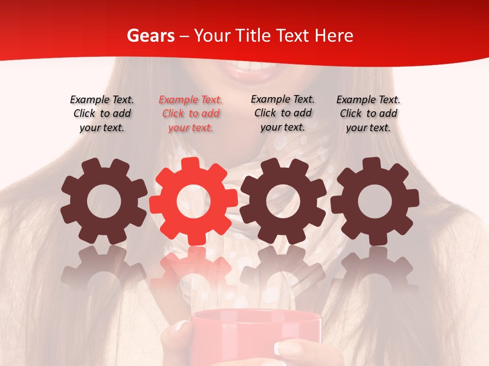 Winter Coffee Tea PowerPoint Template