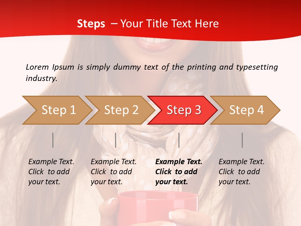 Winter Coffee Tea PowerPoint Template