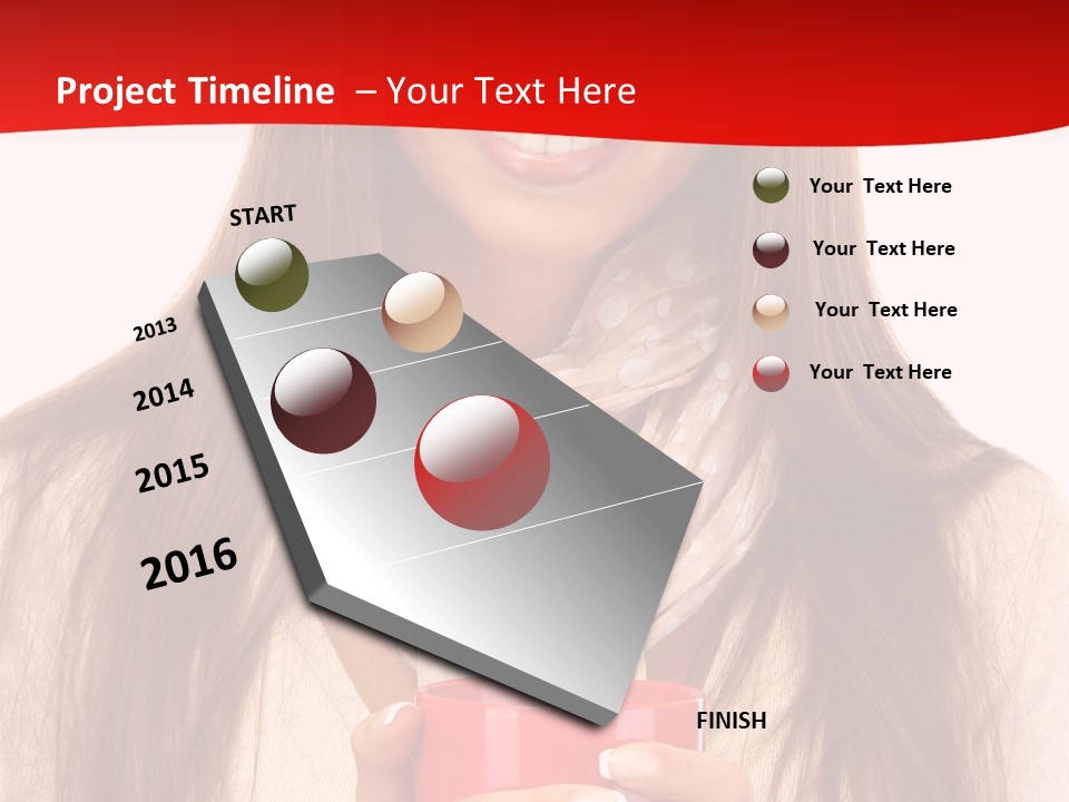 Winter Coffee Tea PowerPoint Template