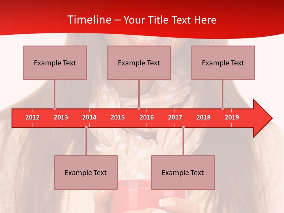 Winter Coffee Tea PowerPoint Template