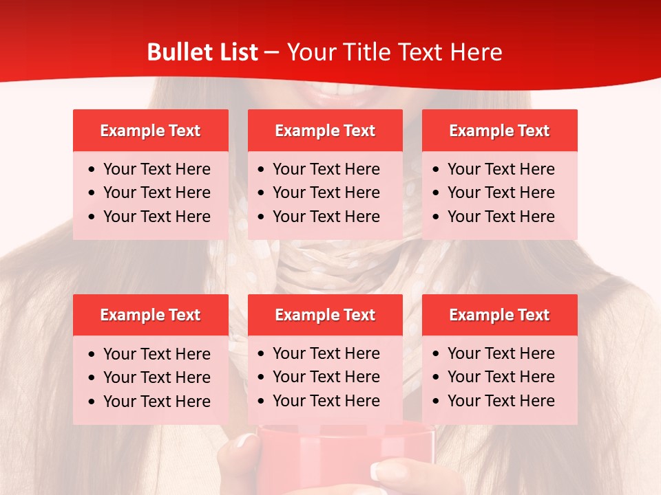 Winter Coffee Tea PowerPoint Template