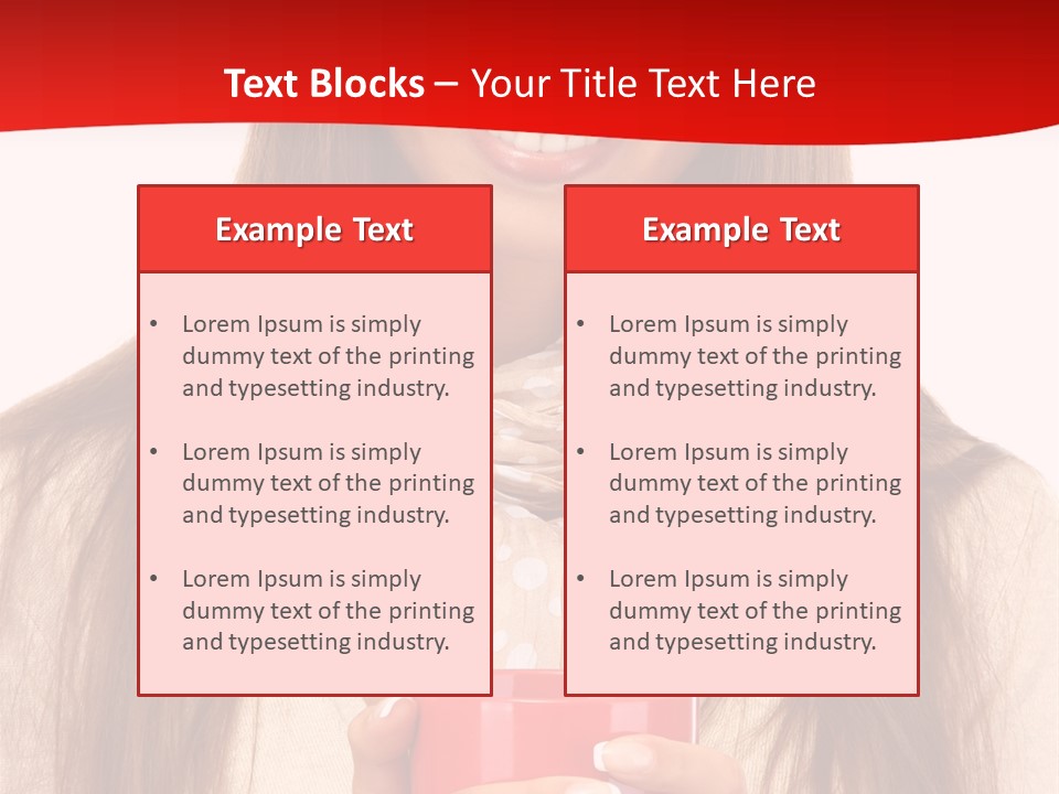 Winter Coffee Tea PowerPoint Template