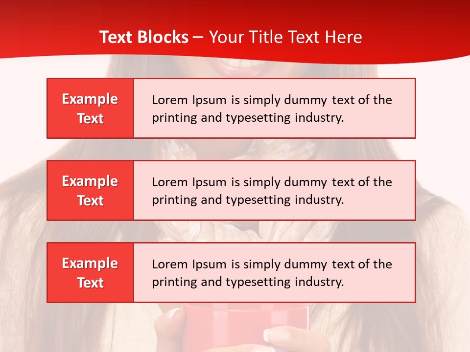 Winter Coffee Tea PowerPoint Template