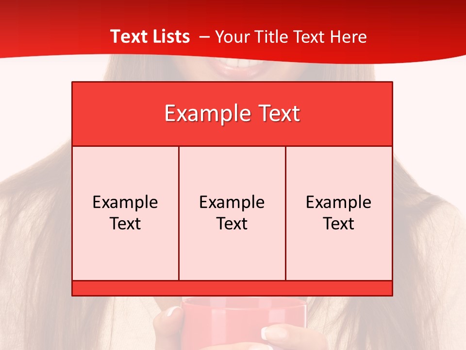 Winter Coffee Tea PowerPoint Template
