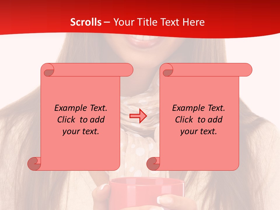 Winter Coffee Tea PowerPoint Template