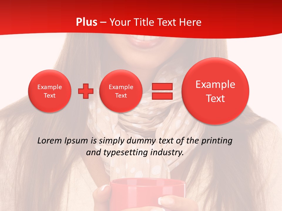 Winter Coffee Tea PowerPoint Template