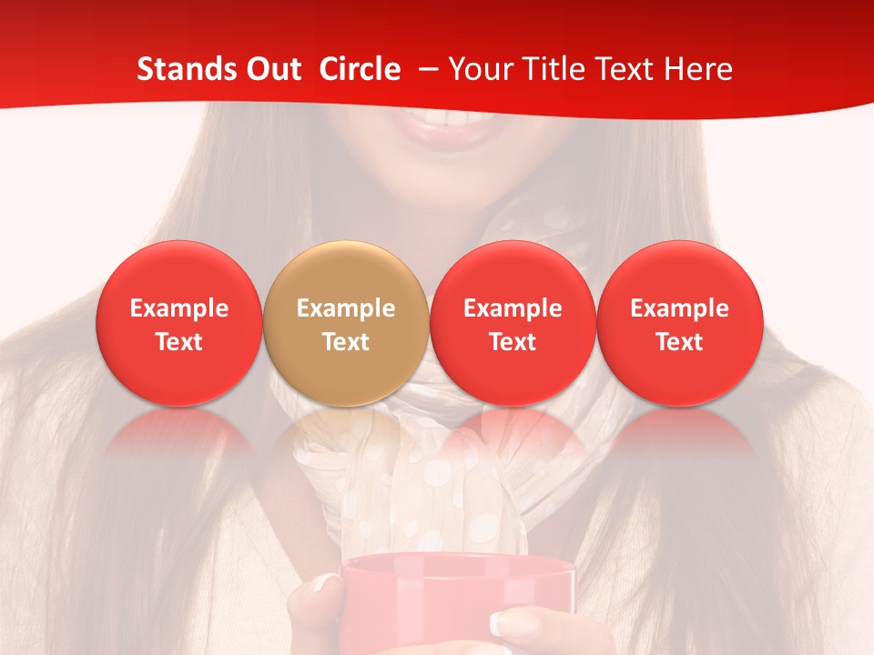 Winter Coffee Tea PowerPoint Template