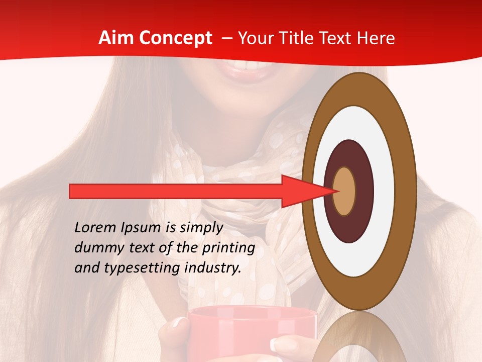 Winter Coffee Tea PowerPoint Template