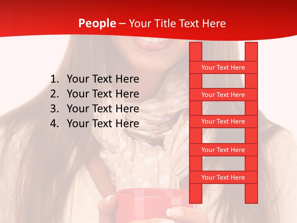 Winter Coffee Tea PowerPoint Template