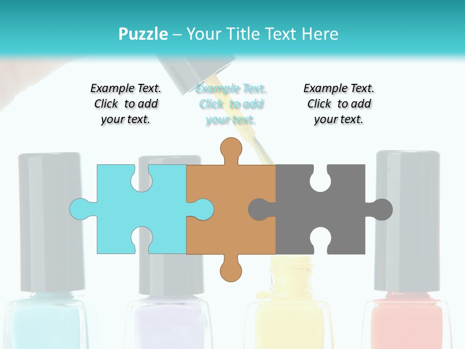 Fashion Bottle Shiny PowerPoint Template