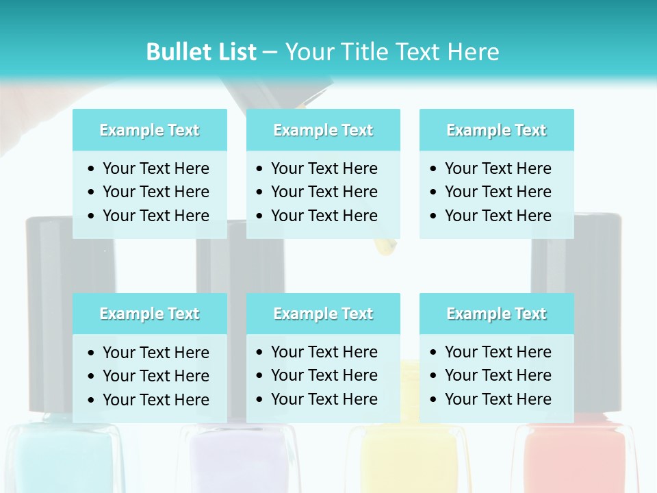 Fashion Bottle Shiny PowerPoint Template