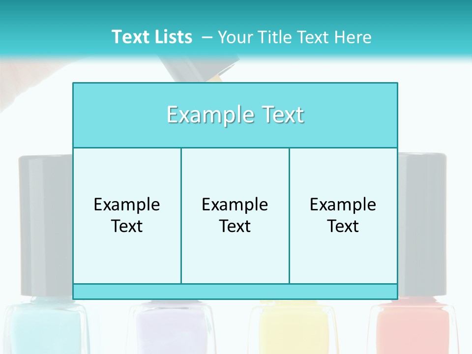 Fashion Bottle Shiny PowerPoint Template
