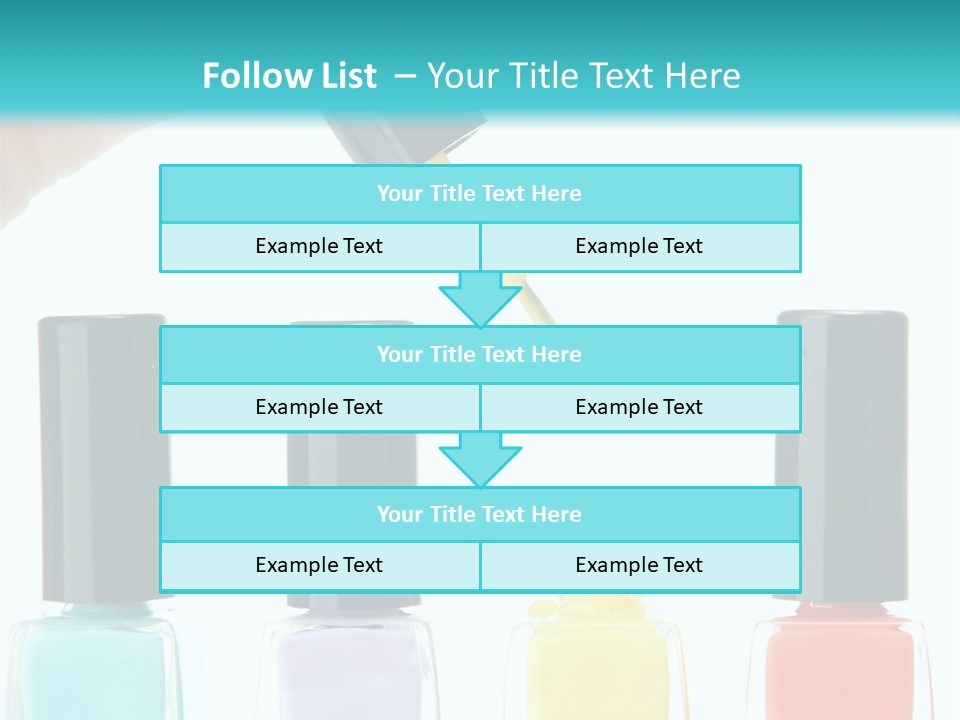 Fashion Bottle Shiny PowerPoint Template