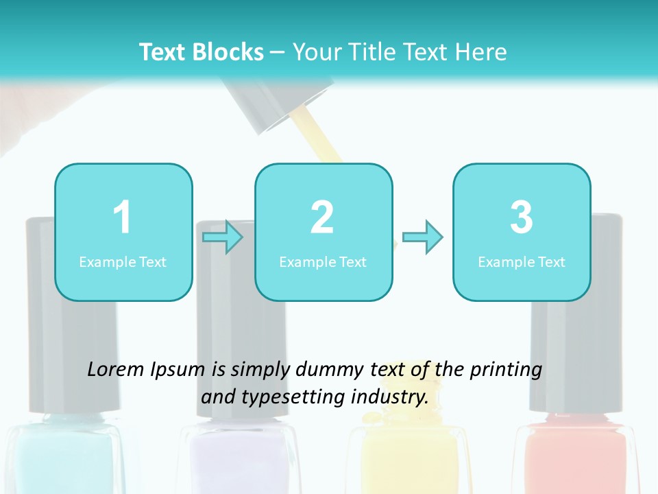 Fashion Bottle Shiny PowerPoint Template