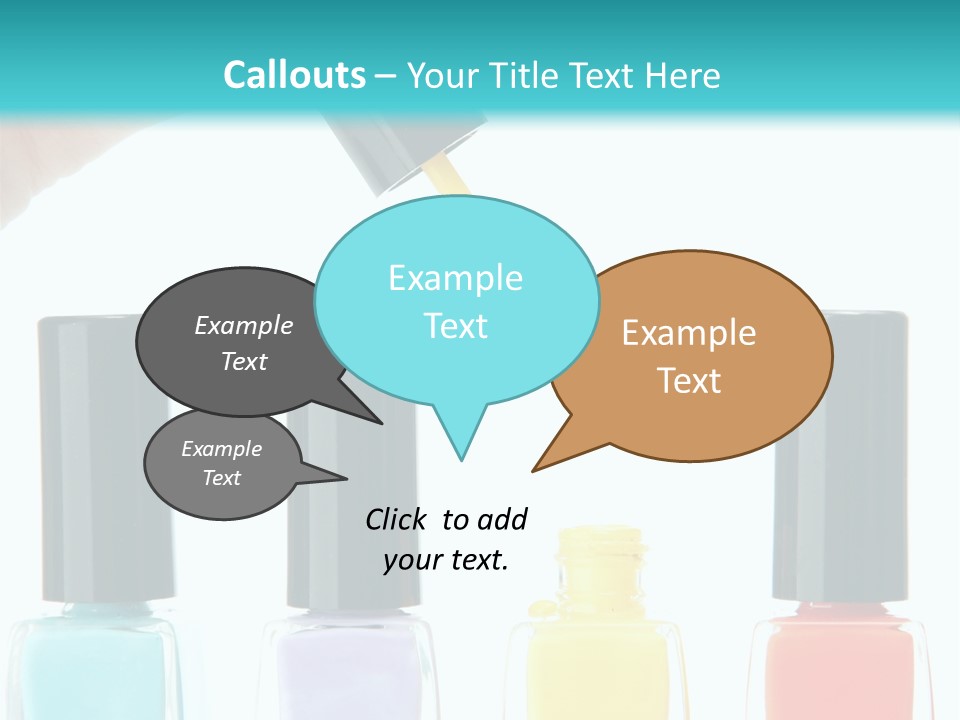 Fashion Bottle Shiny PowerPoint Template