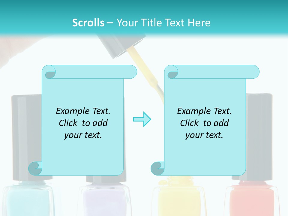 Fashion Bottle Shiny PowerPoint Template