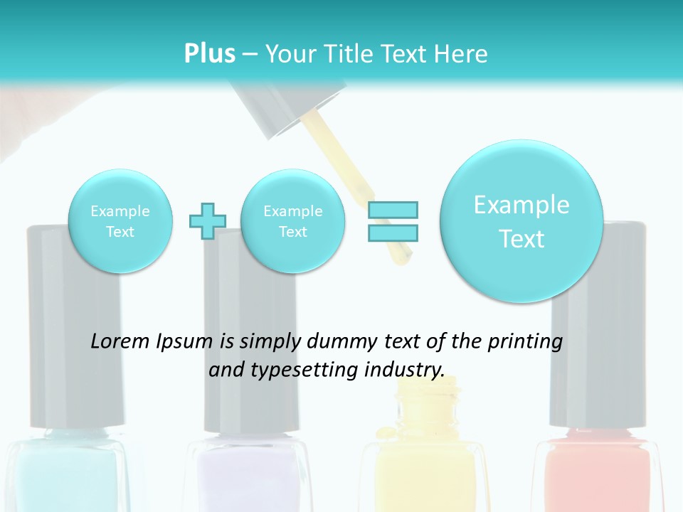 Fashion Bottle Shiny PowerPoint Template