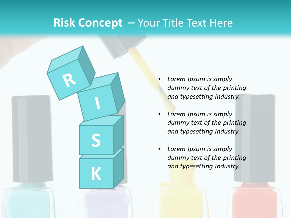 Fashion Bottle Shiny PowerPoint Template