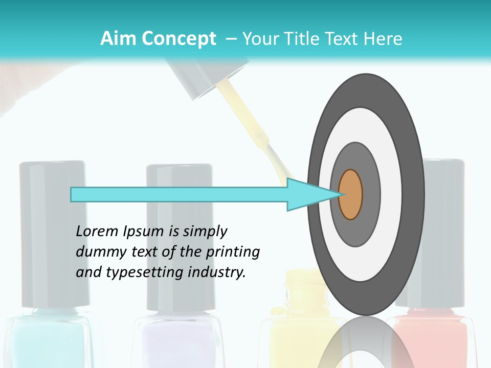 Fashion Bottle Shiny PowerPoint Template