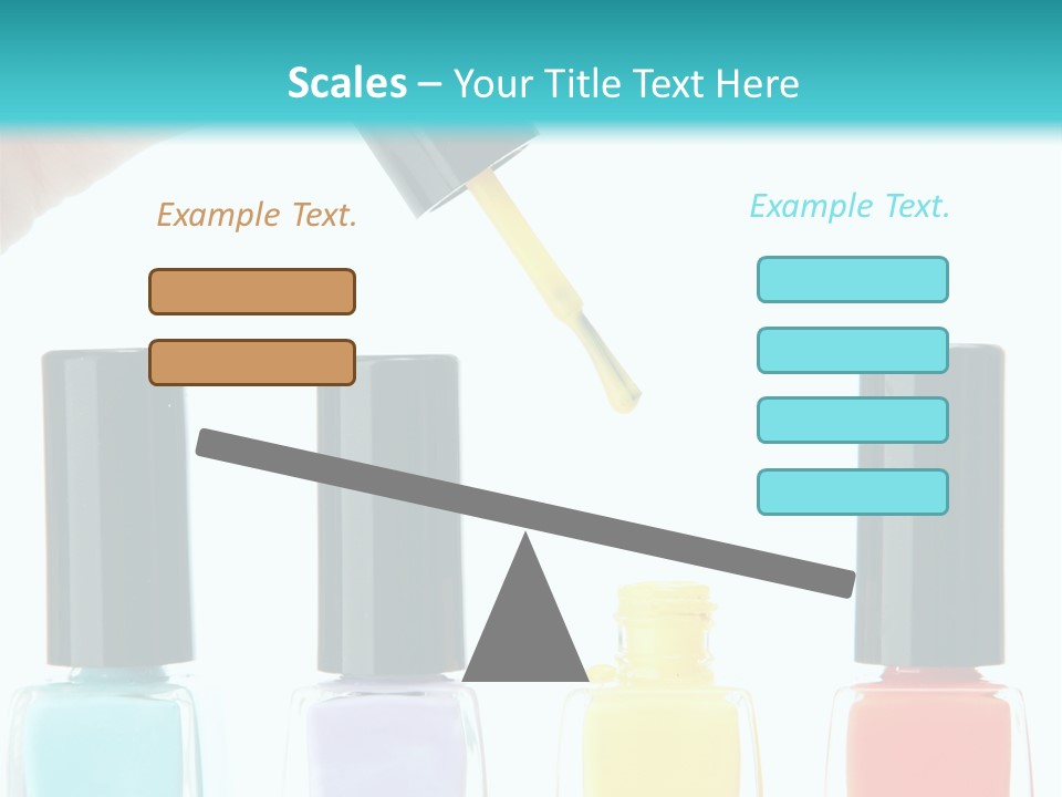 Fashion Bottle Shiny PowerPoint Template