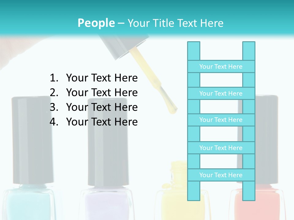 Fashion Bottle Shiny PowerPoint Template