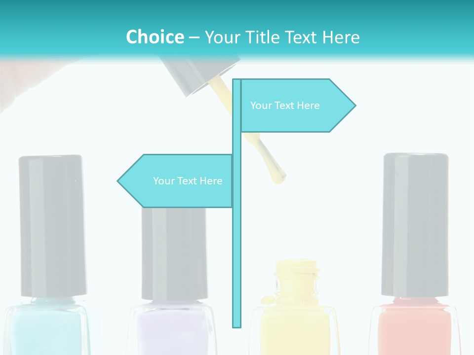 Fashion Bottle Shiny PowerPoint Template