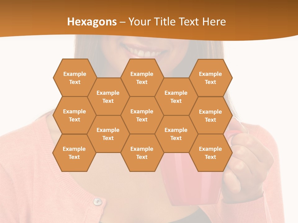 Mug Youth Girl PowerPoint Template