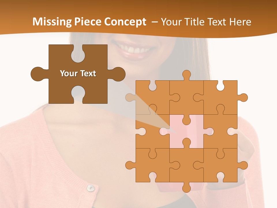 Mug Youth Girl PowerPoint Template