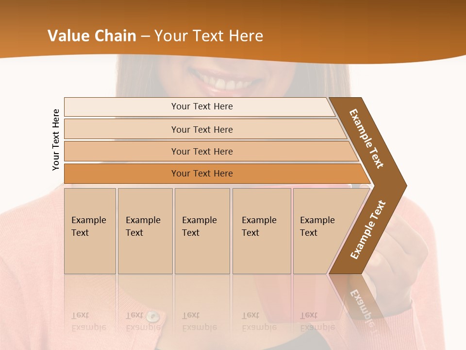 Mug Youth Girl PowerPoint Template